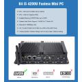 Rugged Mini pc server core i7 i5 8250U 8350U industrial fanless computer RS232/422/485 COM 2 gigabit lan thin client i5 4200U