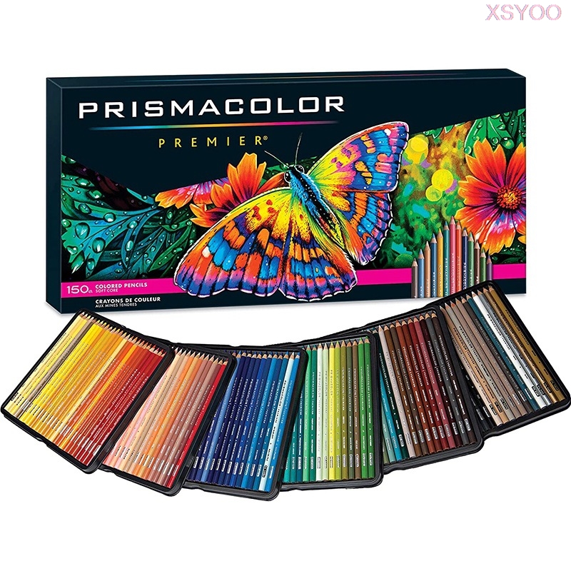 PRISMACOLOR Art Oily Colored Pencils 24/48/72/132/150 Colors Wood Colored Pencils for Artist Sketch School Supplies