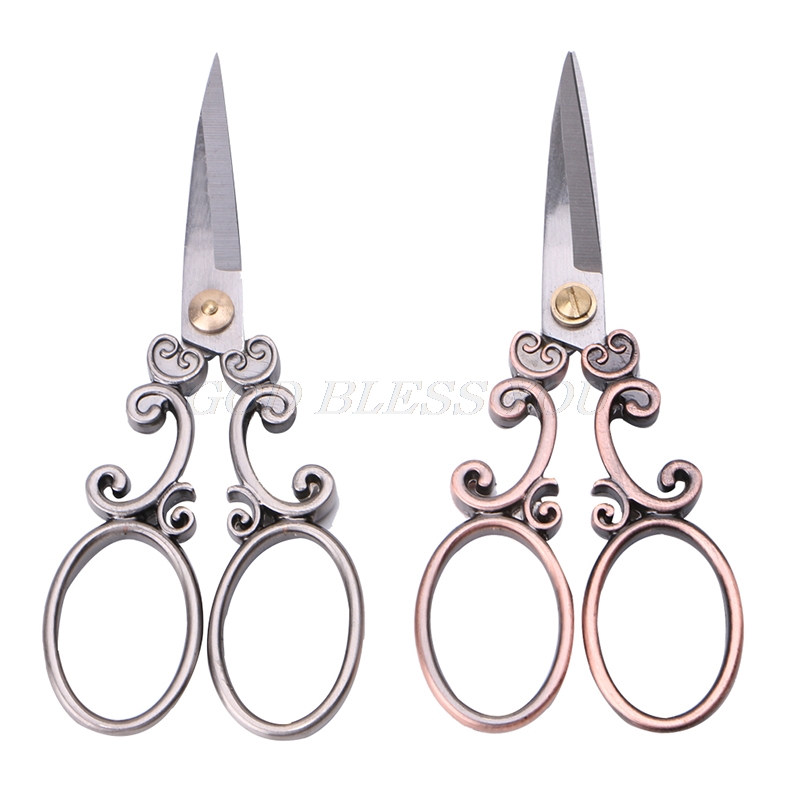 Vintage Style Scissors Antique Cutter Cutting Embroidery Cross Stitch Sewing Drop Shipping