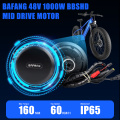 Electric Bicycle 1000W Bafang Mid Drive Motor 4.0 Tire 9-Speeds LG Battery Adult Snow Beach e bike Derailleur Absorption Ebike