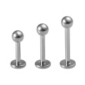 1PCS Medical Titanium Steel Stud Earring Punk Rod Ball-Type Screws Small Earrings Unisex Ear Bone Nail Lip Piercing Jewelry