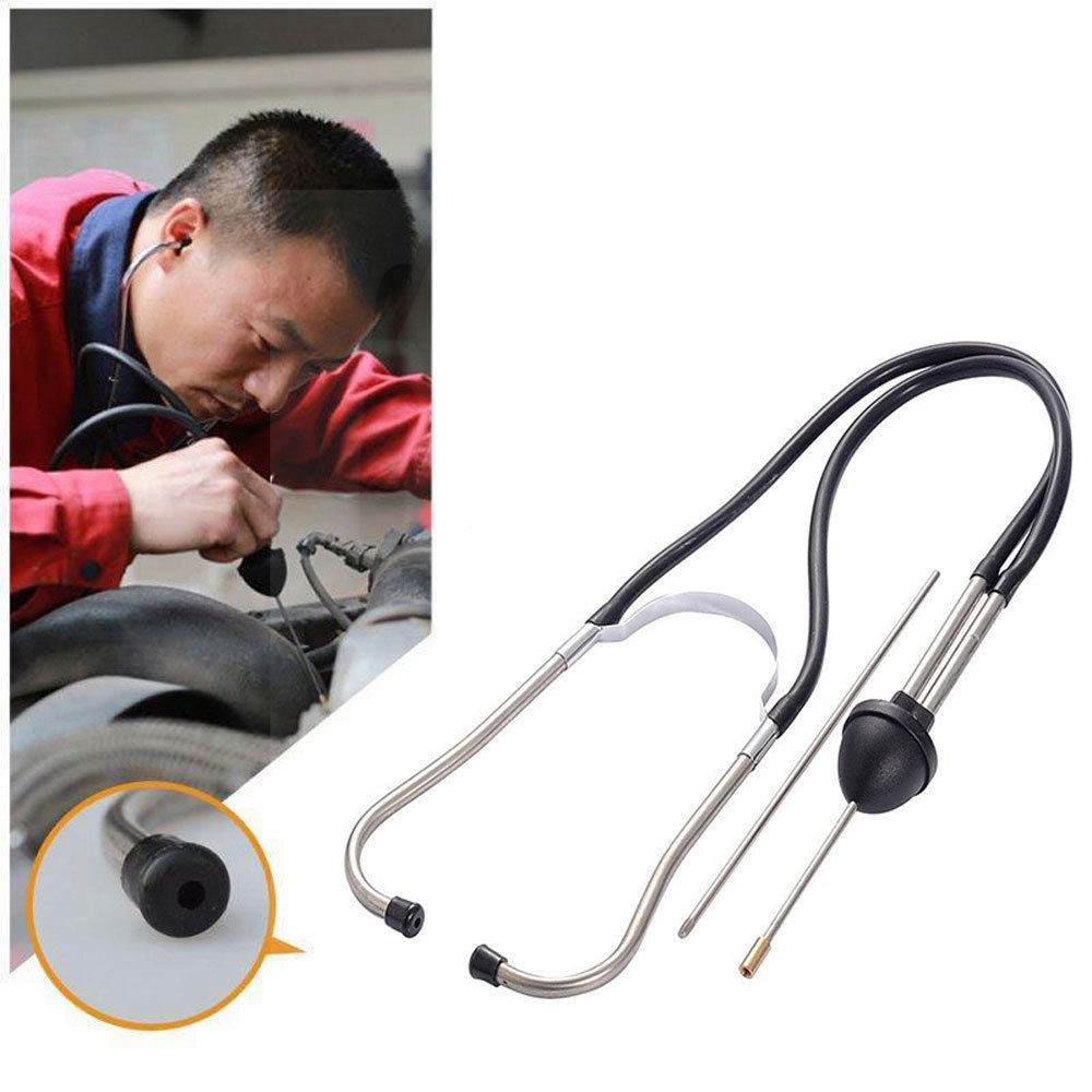 Franchise Mechanics Cylinder Stethoscope Car Engine Block Diagnostic Automotive Hearing Tools Anti-shocked Durable Chromed-steel