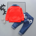 2020 Baby Boy Clothes Winter Cartoon Boy Clothing Set Long Sleeves Boys T Shirt+ Pant Kids Clothes Set Toddler Boy Clothes