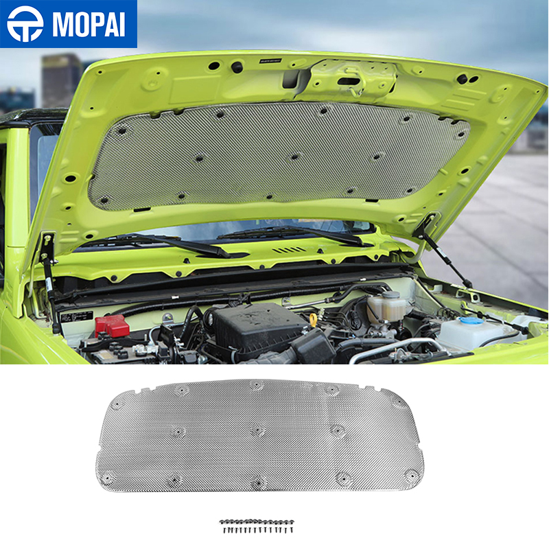 MOPAI Sound Heat Insulation Cotton for Suzuki Jimny JB74 Car Hood Heat Insulation Pad for Suzuki Jimny 2019 2020 Accessories