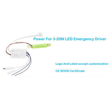 Power For 3-20W LED Emergency Power Supply