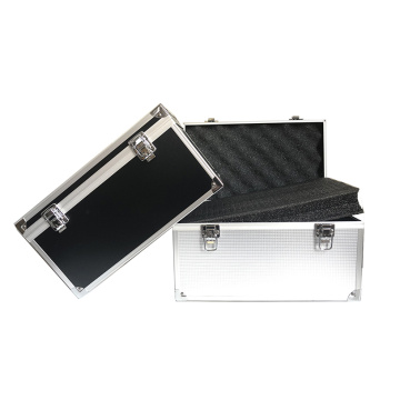 Portable Aluminum Tool Case Beauty Salon Toolbox Safety Equipment Instrument Box Outdoor Impact resistant Toolbox 30x17x16cm