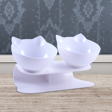 Non-slip Cat Bowls Double Bowls With Raised Stand Pet Food And Water Bowls For Cats Dogs Feeders Cat Bowl Pet Supplies Products