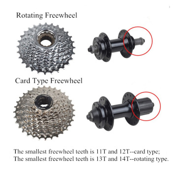 Mountain Bike Rotating Freewheel /cassette Flywheel 7/8/9/10 Speed 11-28T/11-32T/11-36T Bicycle Freewheels