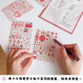 Poster Ins Cartoon Cute Candy Bear Hand Book Sticker Creative Mobile Phone Decoration Material Transparent Stationery Sticker