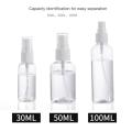 Plastic Bottle Dismountable Makeup Bottle Transparent Plastic Perfume Atomizer Empty Spray Refillable Bottle