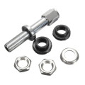 Car Tire Valve 4pcs TR48E Bolt-in Car Tubeless Wheel Tire Valve Stem Dust Cap Cover vehicle Stainless Steel Metal Straight Mouth