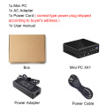 Mini PC Intel Core i7 7500U 8650U 8550U Computer Windows 10 2*DDR4 M.2 SSD DP Type-C 2*LAN WiFi 4K HTPC Micro Desktop NUC Minipc