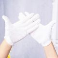 12 PAIRS 100% COTTON WHITE MOISTURISING LINING GLOVE health music work