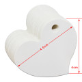 4.5*4cm Kraft Paper Tags Heart Shape Label Luggage Wedding Event Note Wish Greeting Card DIY Price Craft Gift Message Hang Tag