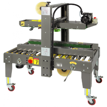 Carton Sealer with Top and Side Belt Driven