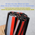 BD Shape Car Door Seal Strip Weatherstrip For Car Door Engine Cover Edge Trim Soundproofing For Cars