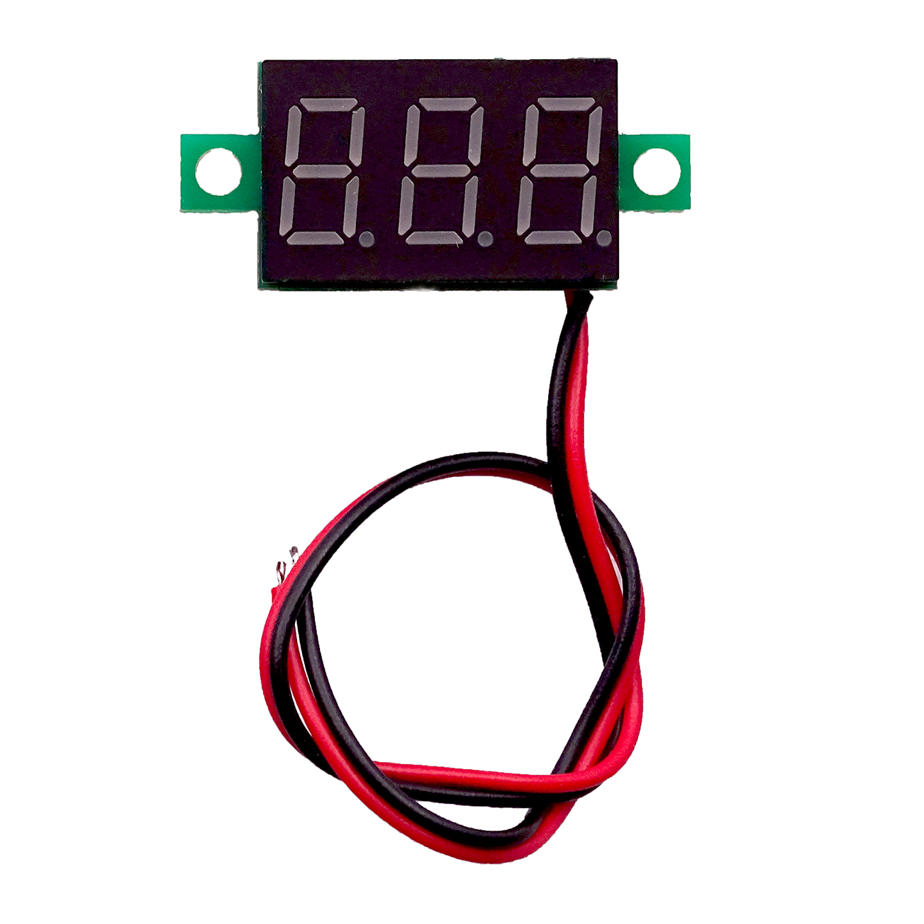 0.28 inch DC 12V Mini LCD Digital Voltmeter Voltage Meter Panel Volt Tester Detector Monitor 2 Wire Red Green Blue LED
