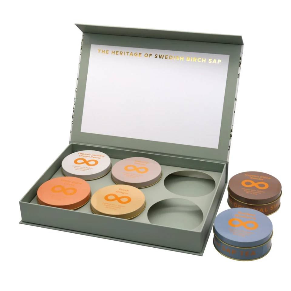 tea box magnetic lid