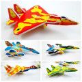 Creative Kids Toy Magic Roundabout Combat Aircraft Foam Paper Airplane Model Hand Throw Flying Glider Planes Toys For Children