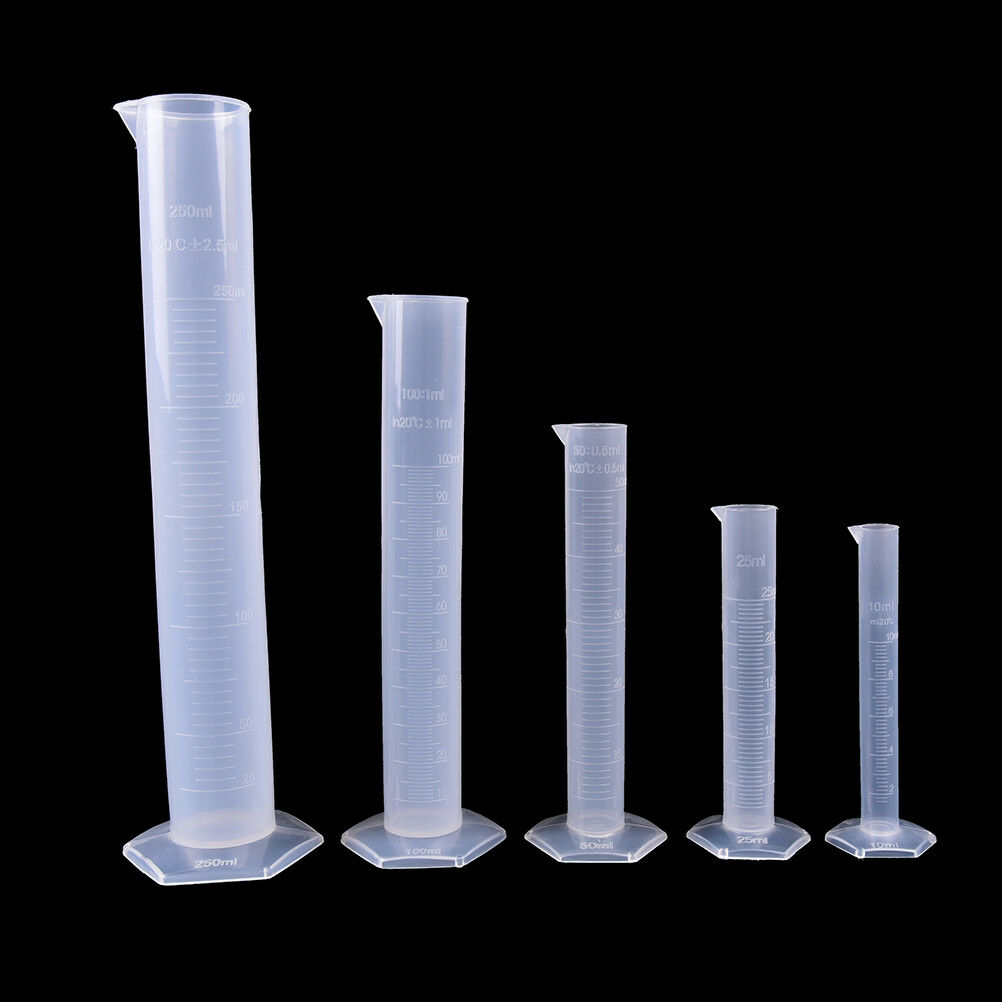 Tube tool Affordable Chemistry Set Hot sale 25ml Plastic Measuring Cylinder Laboratory Test Graduated