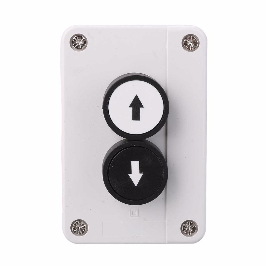 High Quality Push Button Box Switch Arrows Up/Down Button Control Station Switches For Hoist Roller Door Double Insulated Mayitr