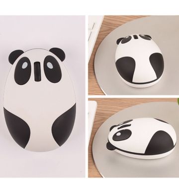 Rechargeable Wireless Bluetooth Mouse Cartoon Panda Mice for Laptop Phone Tablet