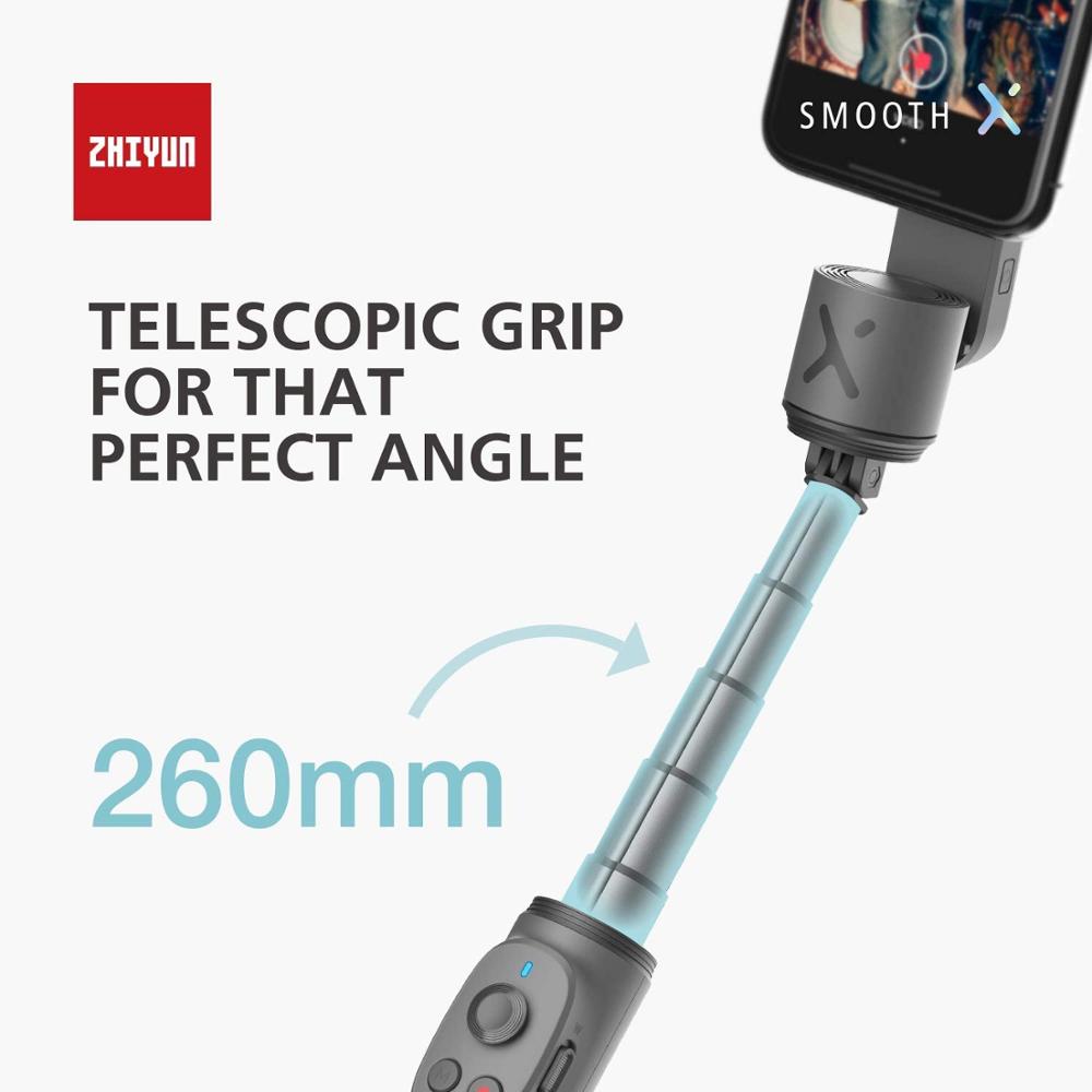 Used ZHIYUN SMOOTH X Phone Gimbals Selfie Stick Handheld Stabilizer Palo Smartphones for iPhone Huawei Xiaomi Redmi Samsung