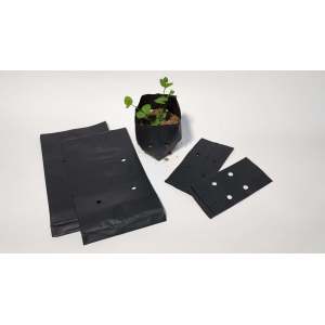Fully degradable black seedling bag