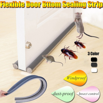 93cm Under Door Draft Guard Stopper Soundproof Reduce Noise Door Bottom Sealing Weather Strip Under Door Draft Guard Home Decor