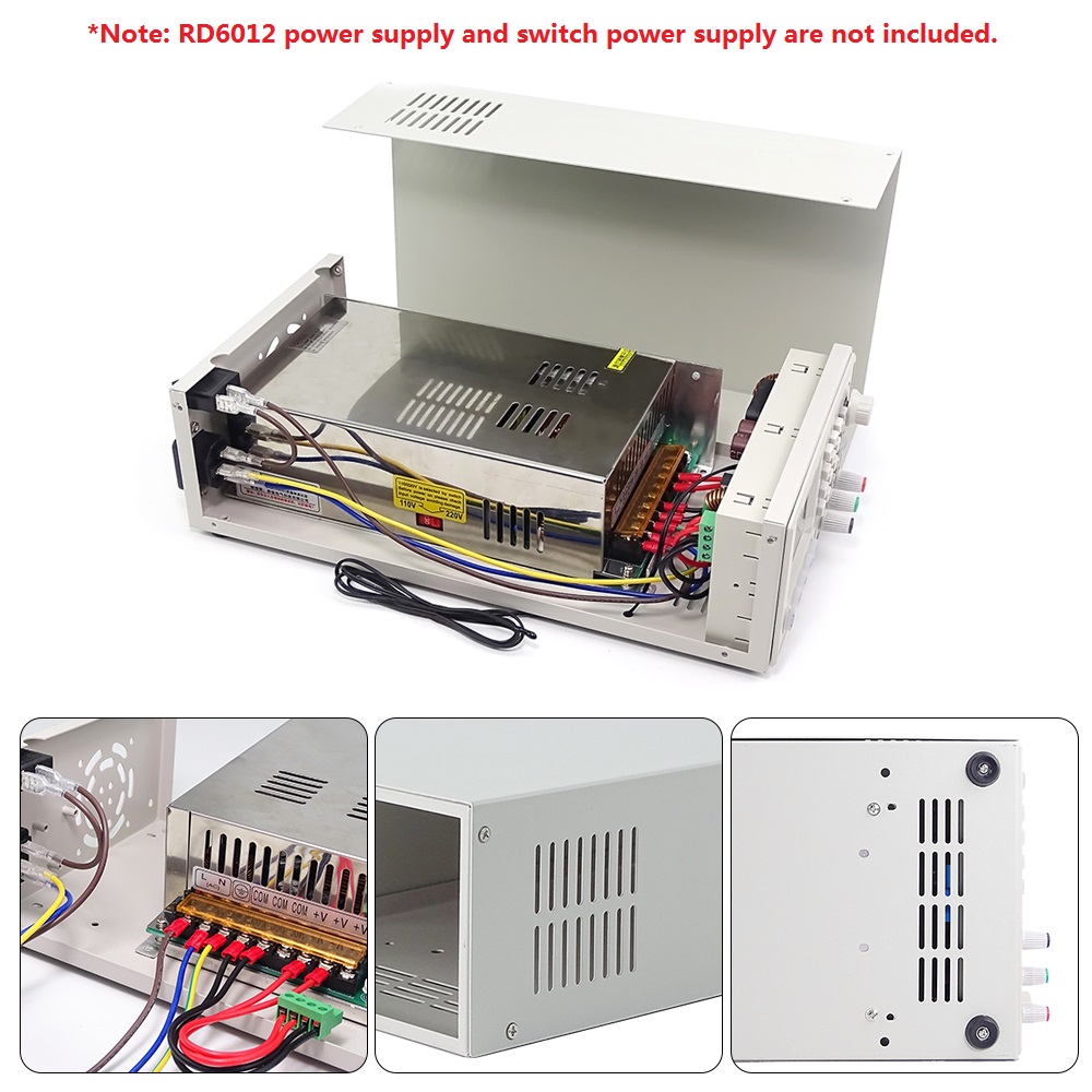Digital power supply case S12A S12D 800W switch power supply for RD6012(W) only metal housing shell not contain power Supply