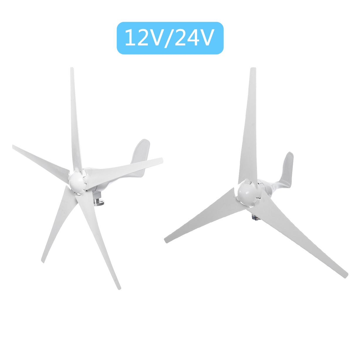 8000W 12V/24V Wind Turbines Generator 3/5 Blades Horizontal Wind Generator With Controller Windmill Energy Turbines Charge