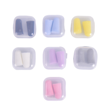 Soft Ear Plugs Sound Insulation Ear Protection Anti-noise Earplugs Sleeping Plugs For Travel Noise Reduction With Plastic Case