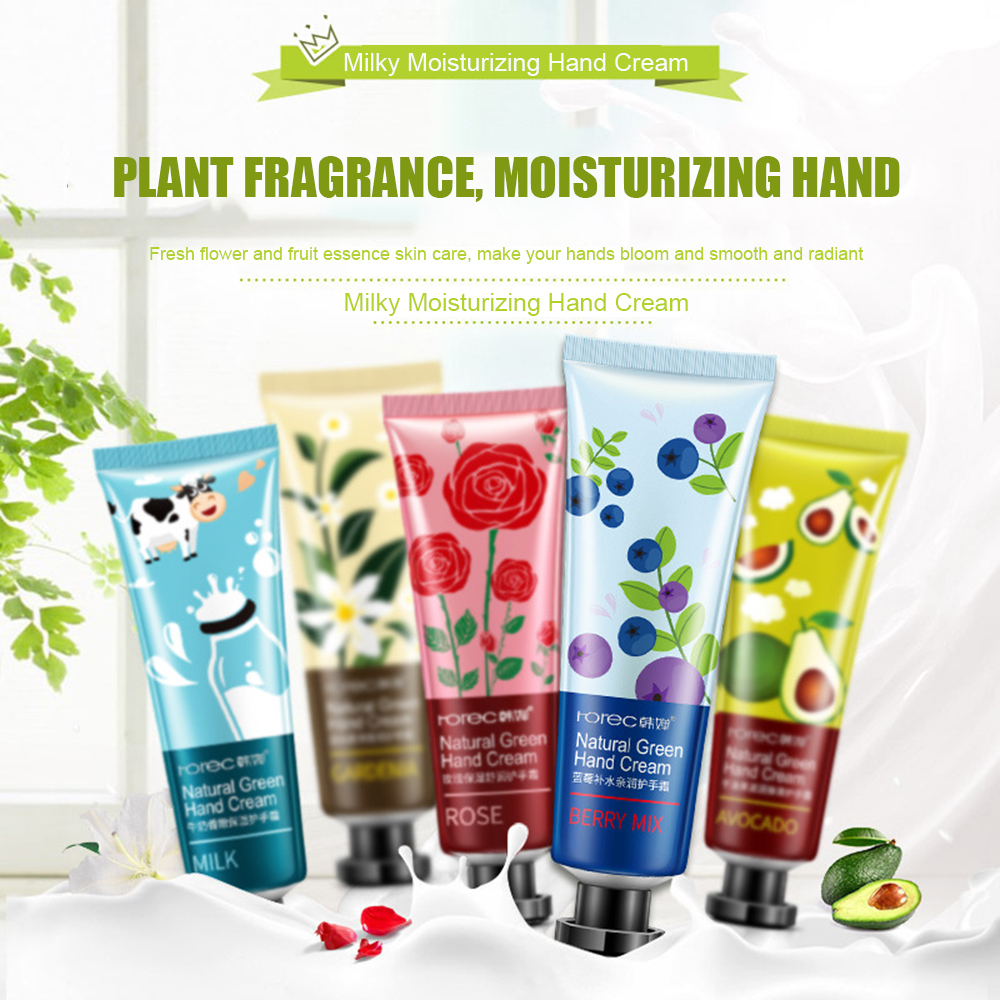 Portable Fruit Nourish Hand Cream Moisture Nourishing Anti-Aging Anti Chapping Whitening Hand Lotion Hand Care Hand Cream TSLM1