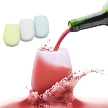 Brand New Silicone Cup Portable Stemless Collapsible Wine Soda Beer Cup Protable Practical Soft Outdoor Cup