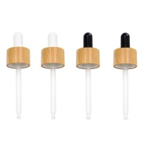 18MM Bamboo Dropper Caps For Essential Oil Bottle