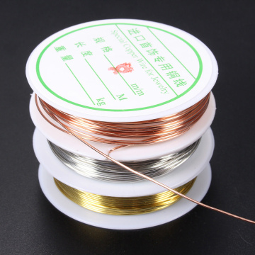 0.3/0.4/0.6/0.8mm widely Volume 3 red silver and gold metal building materials, copper wire use DIY Craft