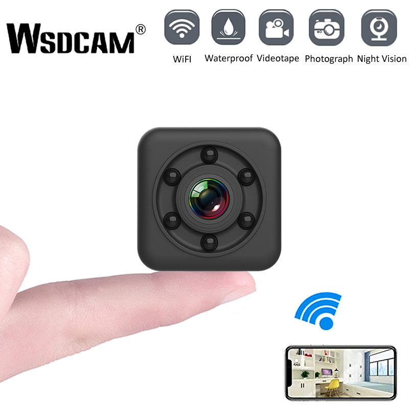 Wsdcam SQ29 IP Camera HD WIFI Small Mini Camera Cam Video Sensor Night Vision Waterproof Shell Camcorder Micro Camera DVR Motion