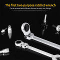Key Ratchet Wrench Spanner Socket Tool Set Ratchet 5/7/12PCS Car Wrench Set Hand Tools Socket Head Wrench Set Adjustable Spanner