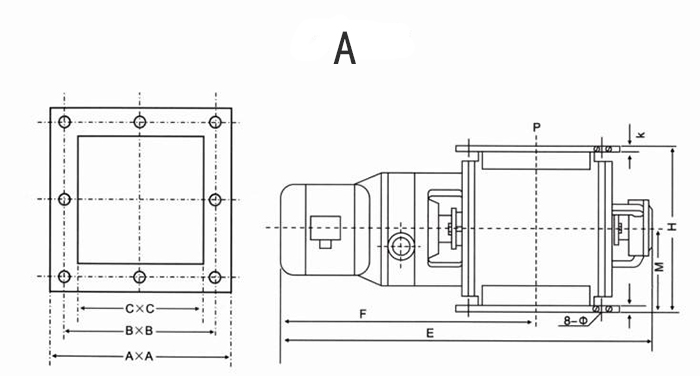 rotary discharging valve