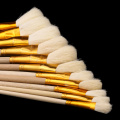 10 Pcs Wool Pen Brush, Smooth and Soft Gold Leafing Pen , A Good Tool for Gilding Leaves,Good Quality Brushes