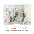 NEW Nylon butterfly Toggle plug / hollow Togge Anchor with screw kit 60pcs/box