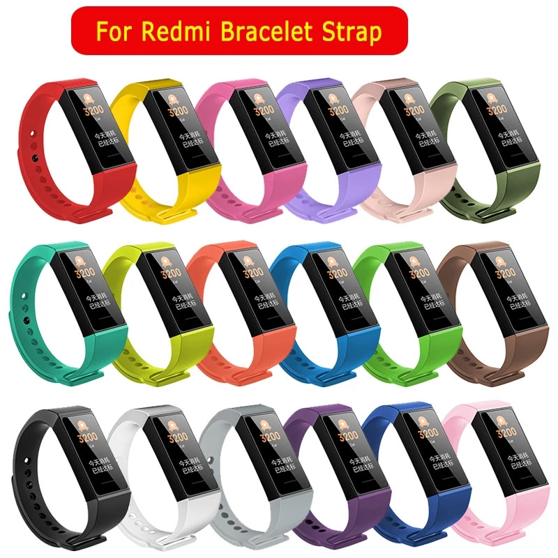 Silicone strap For Xiaomi Mi Smart Band 4C Replacement Wristband For Xiaomi Redmi Band New 2020 Sport Watch For Redmi band Strap
