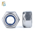 50Pcs DIN985 M2 M2.5 M3 M4 M5 M6 M8 304 Stainless Steel Nylon Self-locking Hex Nuts Locknut Slip Lock Nut HW020