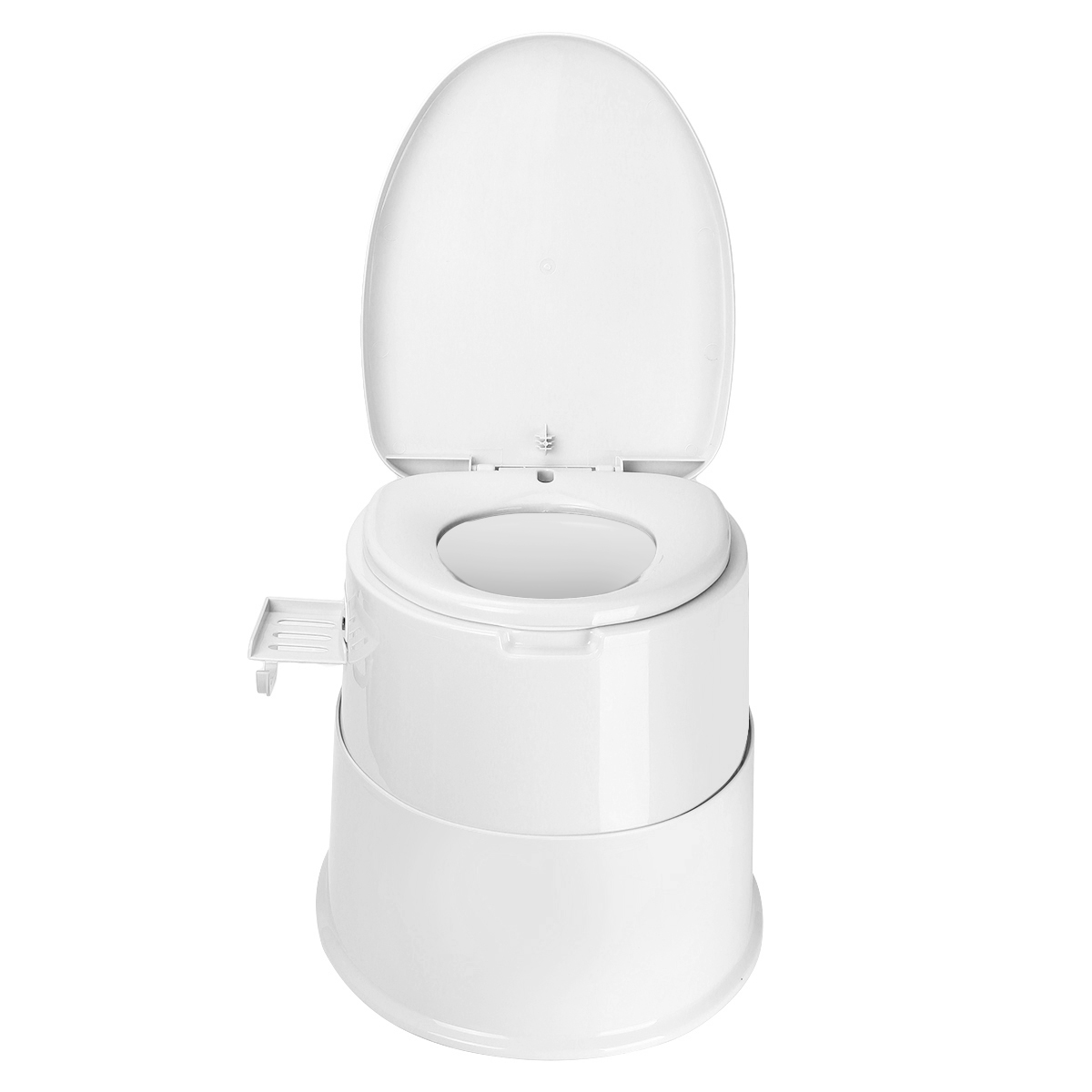 Portable Toilet Squatting Elderly Toilet Stool Multifunction Bedpan Pregnant Elderly Urinal Stool Chair With Paper Roll Holder