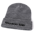 Cotton Russian Letter I Hate Winter Casual Beanies For Men Women Fashion Knitted Winter Hat Hip-hop Skullies Hat