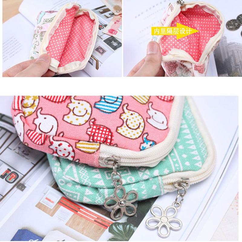 Coin Purse Key Case Sanitary Napkin Storage Bag Cosmetic Large-capacity Zipper Sanitary Napkin Bag Aunt Towel Storage Pouch