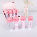 Cute pig shape solid glue children students office solid glue stick white