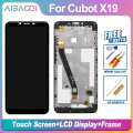 New Original 5.93 inch Touch Screen+2160x1080 LCD Display+Frame Assembly Replacement For Cubot X19 Android 9.0 Phone