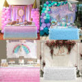 Table Skirt Tulle Table Skirt for Wedding Decoration Baby Shower Birthday Banquet Party Wedding Table Skirting 180x77cm