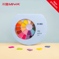 HIMI 24/38Colors Solid Water Color Paint Set Student Beginner Powder Cake Water Color Painting Hand painted gouache Art Supplies